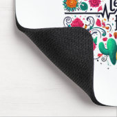 レッツフィエスタメキシコパーティーお祝いハートビート マウスパッド (コーナー)