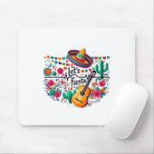レッツフィエスタメキシコパーティーお祝いハートビート マウスパッド (マウス)