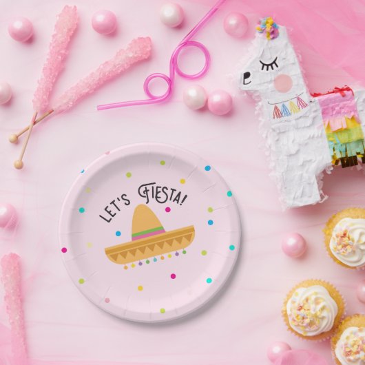 レッツフィエスタ紙プレート ペーパープレート (パーティー)