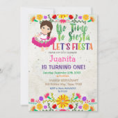 レッツフィエスタ誕生日フィエスタシエスタNo Time to Siesta 招待状 (正面)