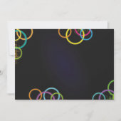 レッツフォト誕生日フォトネオン 招待状 (裏面)