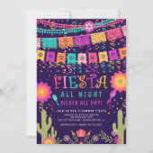 レッツフカラフルィエスタサマーパーティの招待状 招待状 (正面)