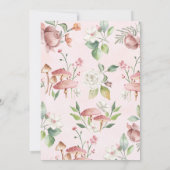 レッツフラッターアンドトゥウィルフローラ妖精誕生日 招待状 (裏面)