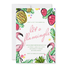 レッツフラミングルトロピカルバチェロレッテ招待状
