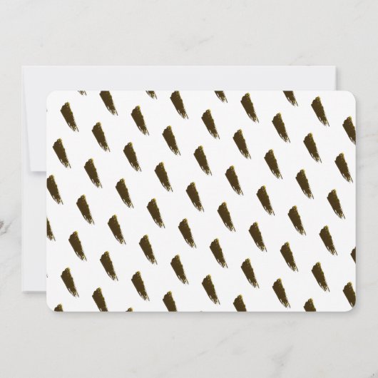 レッツフラミングルフラミンゴピンクフォトガール誕生日 招待状 (裏面)