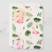 レッツフラミングル30歳の誕生日招待状 招待状 (裏面)