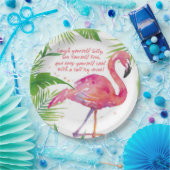 レッツフラミングル ペーパープレート (パーティー)