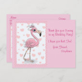 レッツフラミンゴ ポストカード (正面/裏面)