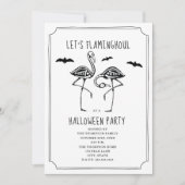 レッツフランミングールハローウィンパーティ 招待状 (正面)