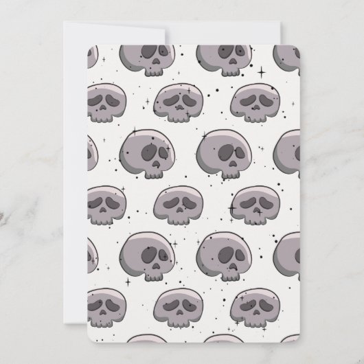 レッツブギースケルズダンスディスコハローウィンパーティ 招待状 (裏面)