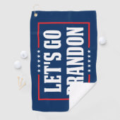 レッツブランドンおもしろいバイデン氏プロトランプ2024 ゴルフタオル (インサイチュ)