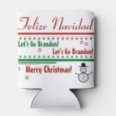 レッツブランドンクリスマスクーラーボックス 缶クーラー (裏面)