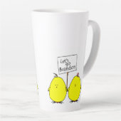 レッツブランドンチックスラテマグ カフェラテマグ (右アングル)