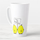 レッツブランドンチックスラテマグ カフェラテマグ (左アングル)