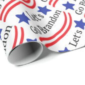 レッツブランドンラッピング紙 ラッピングペーパー (ロールコーナー)