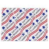 レッツブランドン抱き枕 ラージペーパーバッグ (裏面)