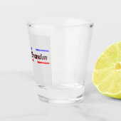 レッツブランドンFJB赤白青スター ショットグラス (右)