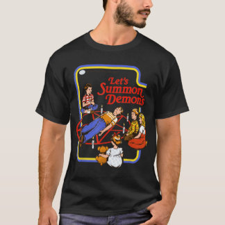 レッツプレイ ヴィンテージ 召喚 面白い家族 Tシャツ
