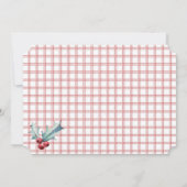 レッツホリデークリスマスメリーパーティの招待状 招待状 (裏面)