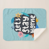 レッツホームフローラ シェルパブランケット (正面(横))