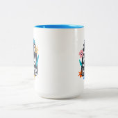 レッツホームフローラ ツートーンマグカップ (中央)