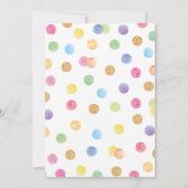 レッツポーティパピードッグ誕生日招待状 招待状 (裏面)