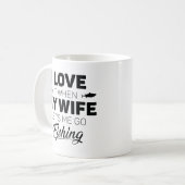 レッツマイゴー魚釣り コーヒーマグカップ (正面左)