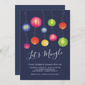 レッツミングルサマーパーティの招待状 招待状 (正面/裏面)