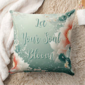 レッツユソウル開花フローラ装飾用クッション クッション (ブランケット)