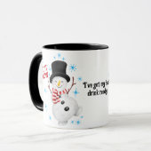 レッツユノー雪だるまマグ マグカップ (正面左)