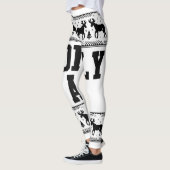 レッツライトクリスマスクリスマスイブパーティー男性へWome レギンス (左)