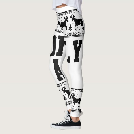 レッツライトクリスマスクリスマスイブパーティー男性へWome レギンス (左)