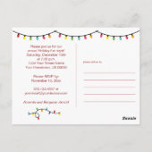 レッツライトクリスマスパーティー招待状 | ポストカード (裏面)