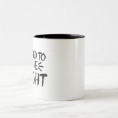 レッツライトシャイン聖なる書物、 経典アート引用文アートモティヴ ツートーンマグカップ (中央)