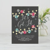 レッツライトホリデーパーティー招待状 招待状 (スタンド正面)