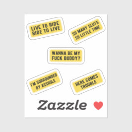 レッツライド（黄色）シール シール