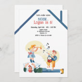 レッツラウドゥ誕生日招待状 招待状 (正面/裏面)