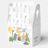 レッツルーディノパーティー子供の誕生日 フェイバーボックス (オープン)