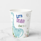 レッツルーディノパーティー子供の誕生日 紙コップ (裏面)