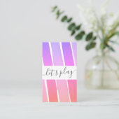 レッツレインボー遊プ遊びだてママ呼び出しカード コーリングカード (スタンド正面)