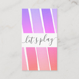 レッツレインボー遊プ遊びだてママ呼び出しカード コーリングカード