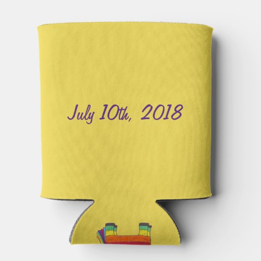 レッツレ祝インボードンキーピニャータパーティーフェスタ 缶クーラー (裏面)