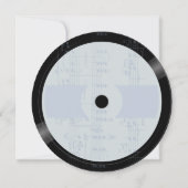 レッツロックヴィンテージLPギター音楽メンズ誕生日 招待状 (裏面)