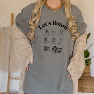 レッツロームインローマトラベル Tシャツ