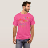 レッツロール ローラースケート スケーター 70年代 80年代 Tシャツ (正面フル)