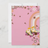 レッツロー転がラスケートで滑る誕生会 招待状 (裏面)