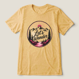 レッツワンダーアドベンチャーアウトドア トライブレンドＴシャツ