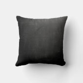 "レッツ昼寝"黒板タイポグラフィ枕 クッション (裏面)