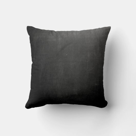 "レッツ昼寝"黒板タイポグラフィ枕 クッション (裏面)