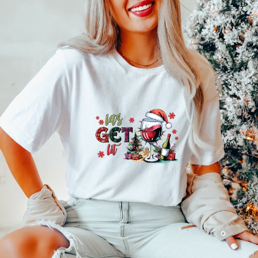 レッツ点灯» Women's Christmas Tシャツ